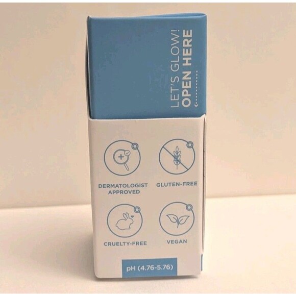NIB Go Pure Dramatically Dewey Serum Triple Hyaluronic Acid Complex Hibiscus - Picture 2 of 6